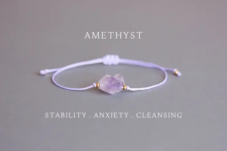 Amethyst Raw Stone Lavender Amethyst Jewelry February Birthstone