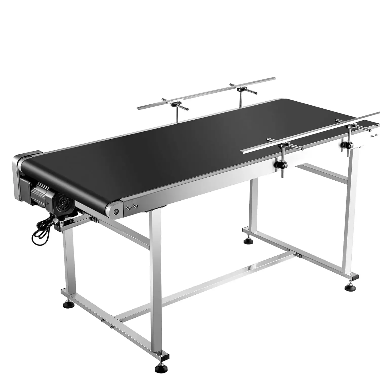 

Belt Conveyor Length 59-Inch, PVC Conveyor Belt Width 23.6-Inch, Motorized Conveyor Industrial Transport Conveyor