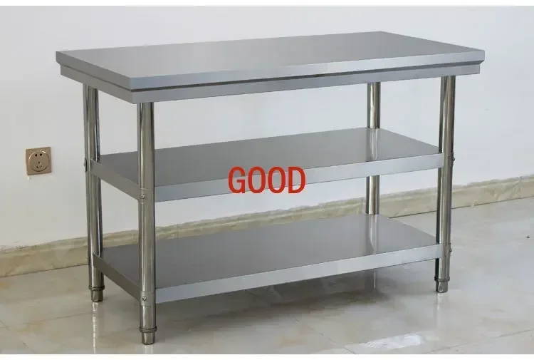 Stainless Steel Commercial Kitchen Prep & Work Table / Backsplash