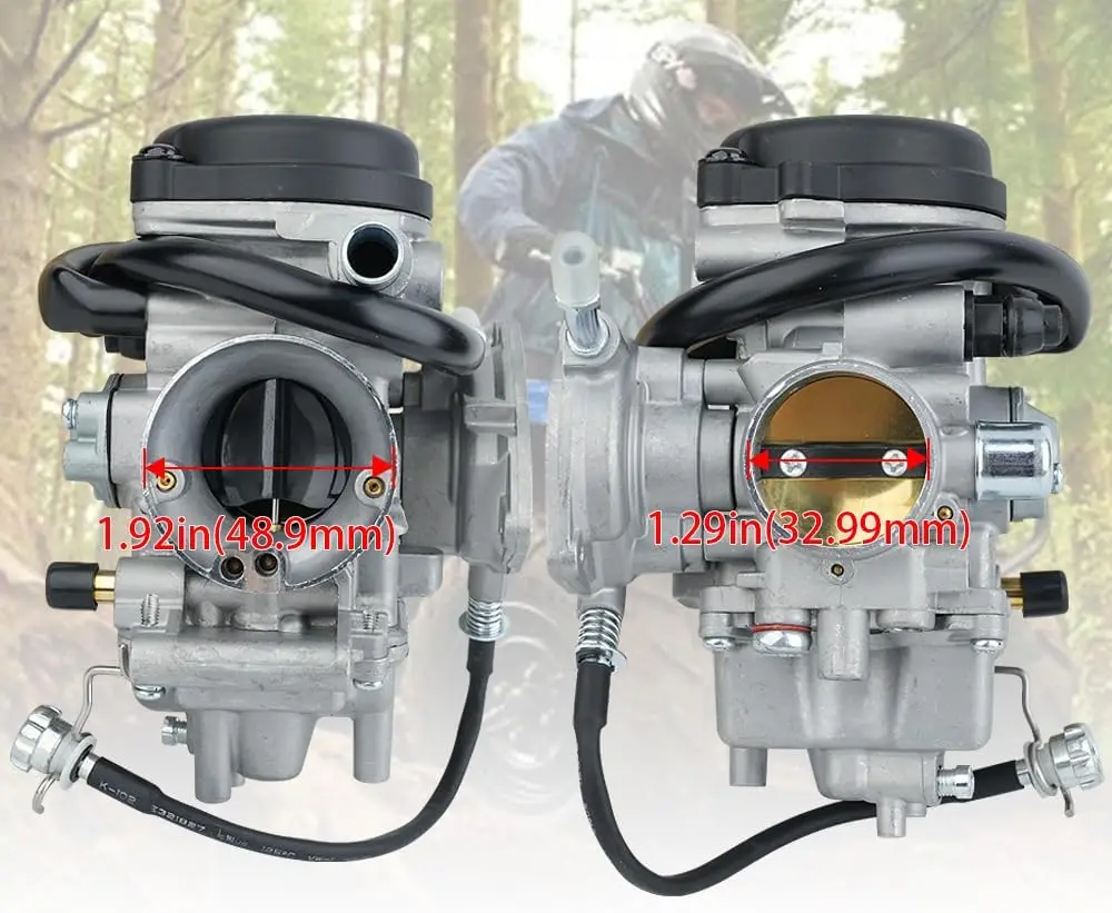 Carburetor with Air Filter Oil Filter Fit for Yamaha 2007-2014 Grizzly 350 2004-2006 Bruin 350 2006-2009 Wolverine 350 ATV After