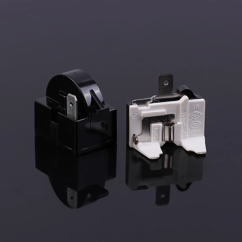 1 SET QP2-4.7 PTC Starter Relay 1 Pin Refrigerator Starter Relay And 6750C-0005P Refrigerator Overload Protector Plastic