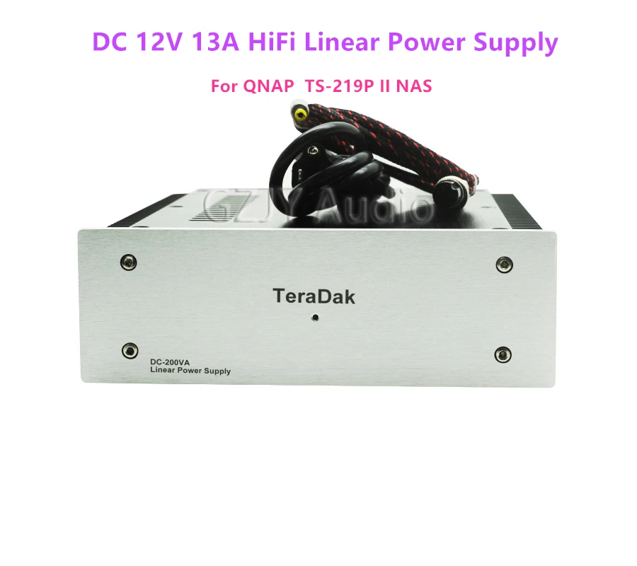 Full Power High-end Linear Power Supply DC 12V13A HiFi Linear Power Supply For QNAP  TS-219P II NAS