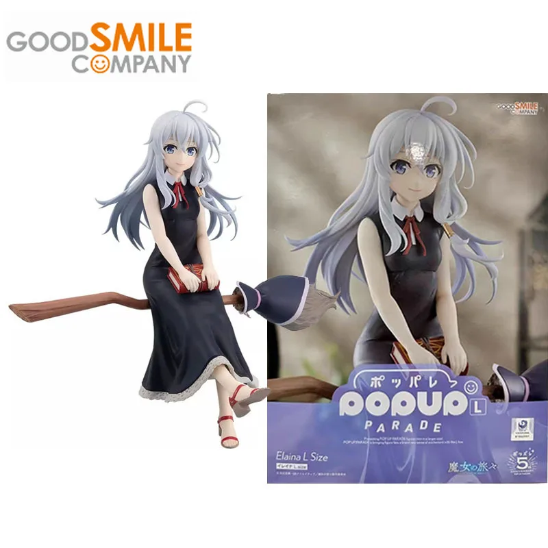 Good Smile Original Nendoroid POP UP PARADE THE JOURNRY OF ELAINA Elaina L Size Anime Action Figures Toys For Kids Gift Model