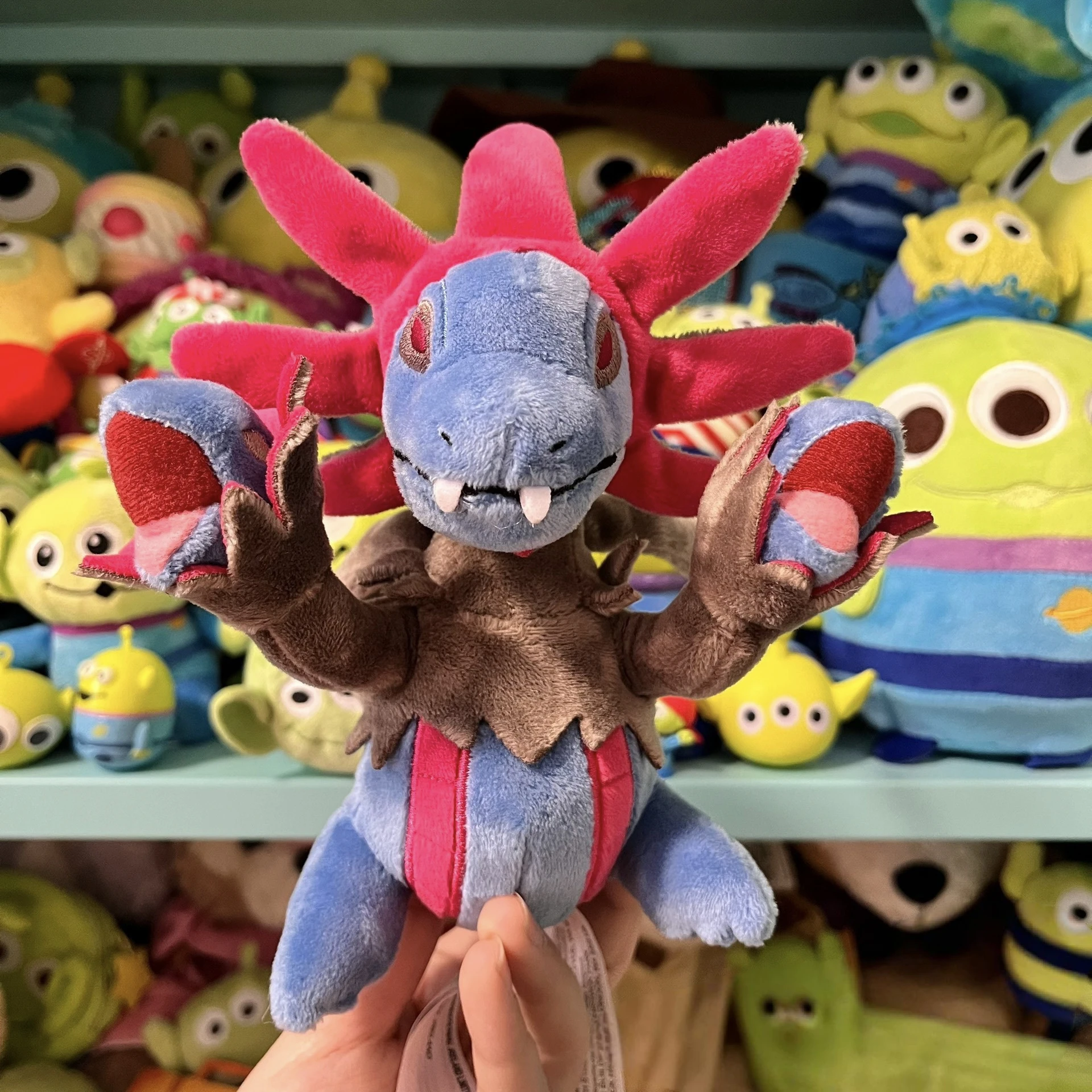 Japan Unova Region Pokémon Fit Palm Collection Hydreigon Plush Dolls Birthday Christmas & Holiday Gifts Home Decoration