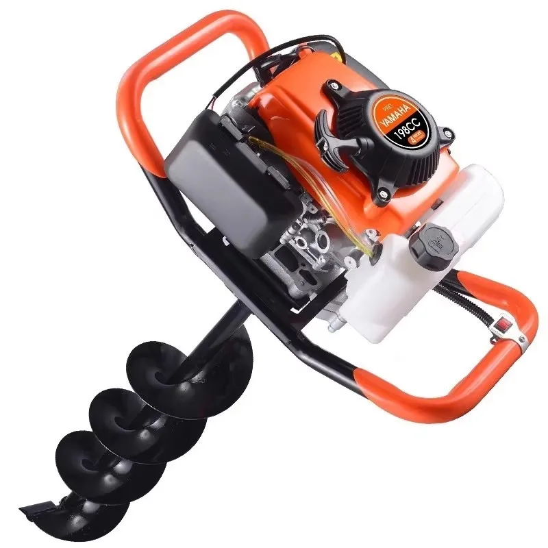 

Agricultural 198CC 2-Stroke Drilling Machinery High Quality Earth Auger Machine Drilling Gear Box for Plant Earth Auger