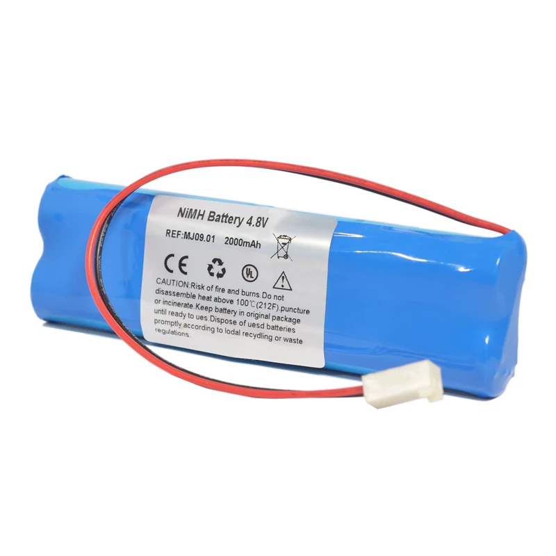Bloco de bateria de íon de lítio MJ09.01 4.8V 2000mAh para peças de equipamentos médicos