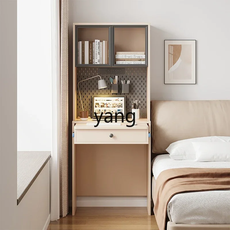 LTT bedside bedroom children's study table household desk bookcase integrated pull-out