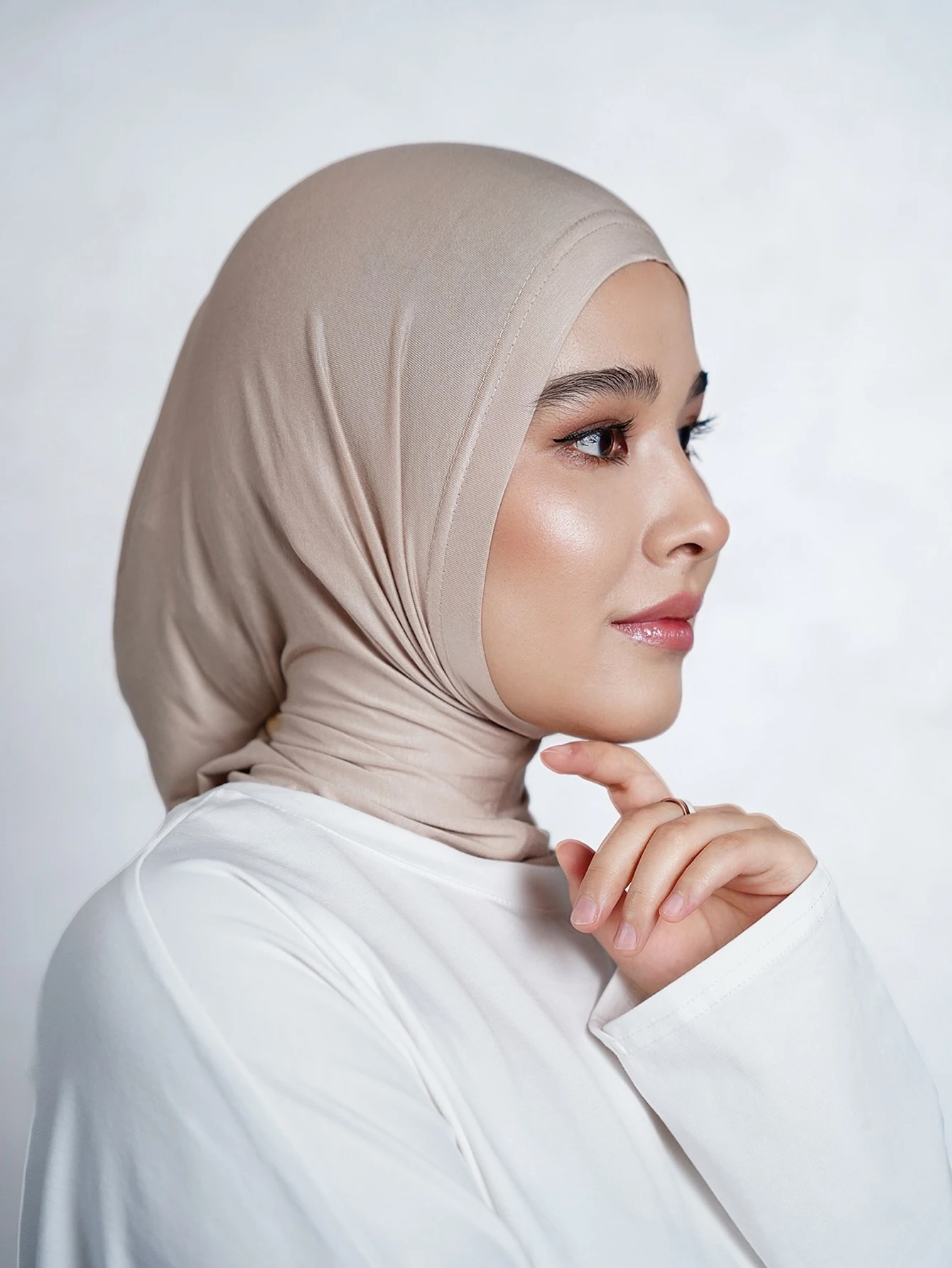 جديد رمضان المرأة المسلمة لحظة الحجاب الداخلي قبعة عمامة قبعة الصلبة Undercap تمتد بونيه خفيفة الوزن لينة وشاح باندانا