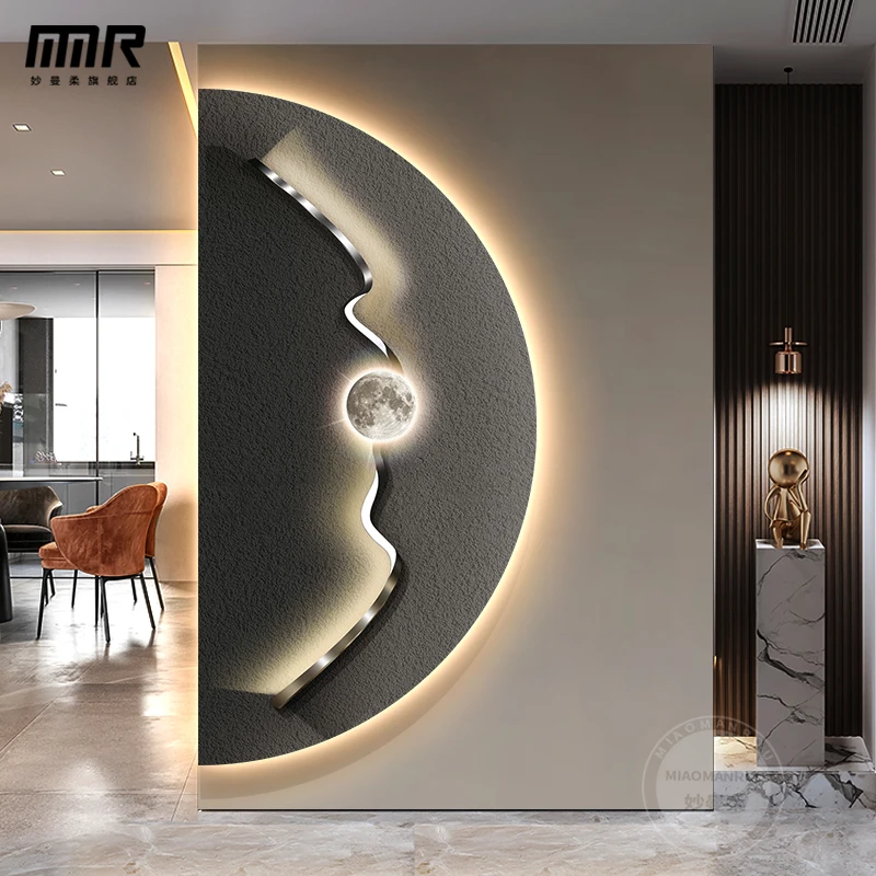 

Light luxury and high-end entrance decorative painting aisle corridor belt