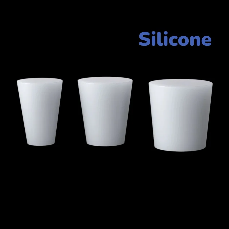 White Solid Cone Shaped Silicone Plug/High Temperature Resistant Hole Plug/Oxidized Rubber Spray Sealing Plug