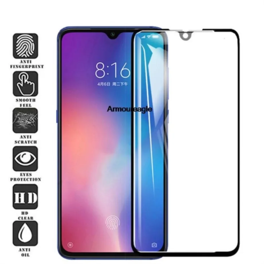 

full cover tempered glass for lenovo z5s screen protector toughened protective film guard on for lenovo z5s glass