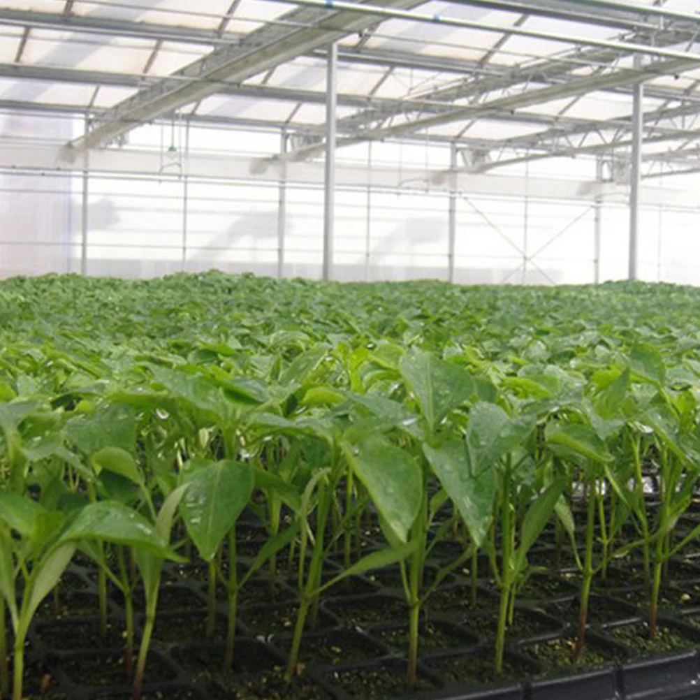 

8pcs 200 Hole Seedling Tray Vegetable Starter Germination Planting Cucumber Trays Plastic Garden 200 Cell Reusable