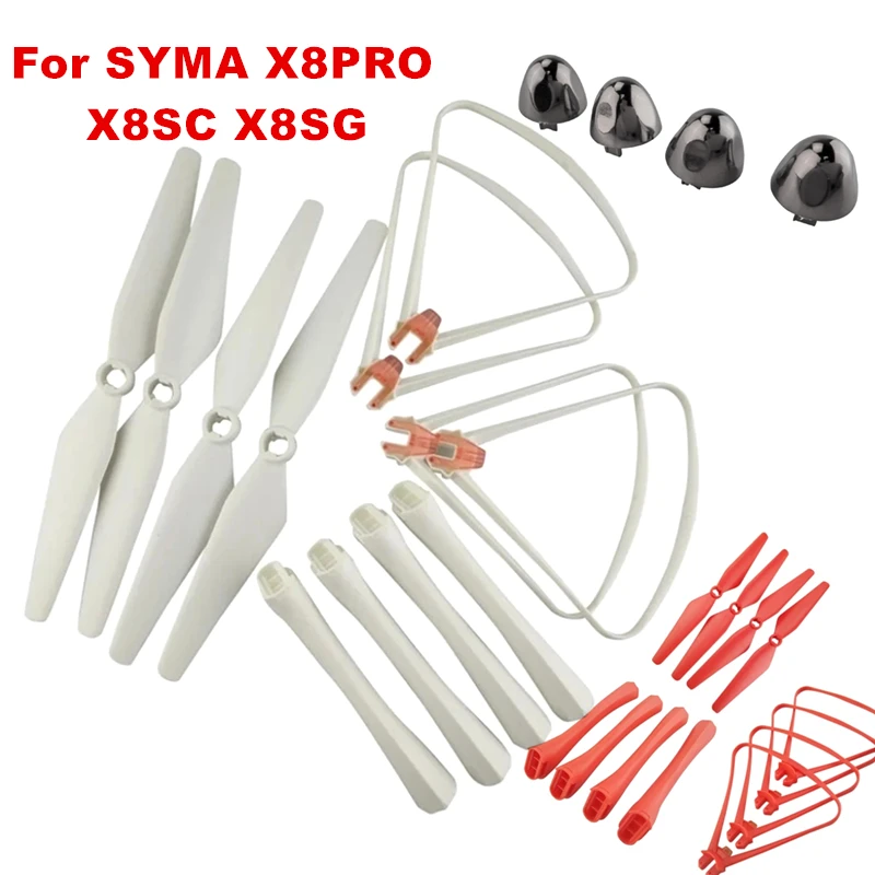 Original Accessories For SYMA X8SC Propeller Prop Cover For SYMA X8SW X8SG X8Pro X8 Pro RC Helicopter Drone Spare Parts Screw