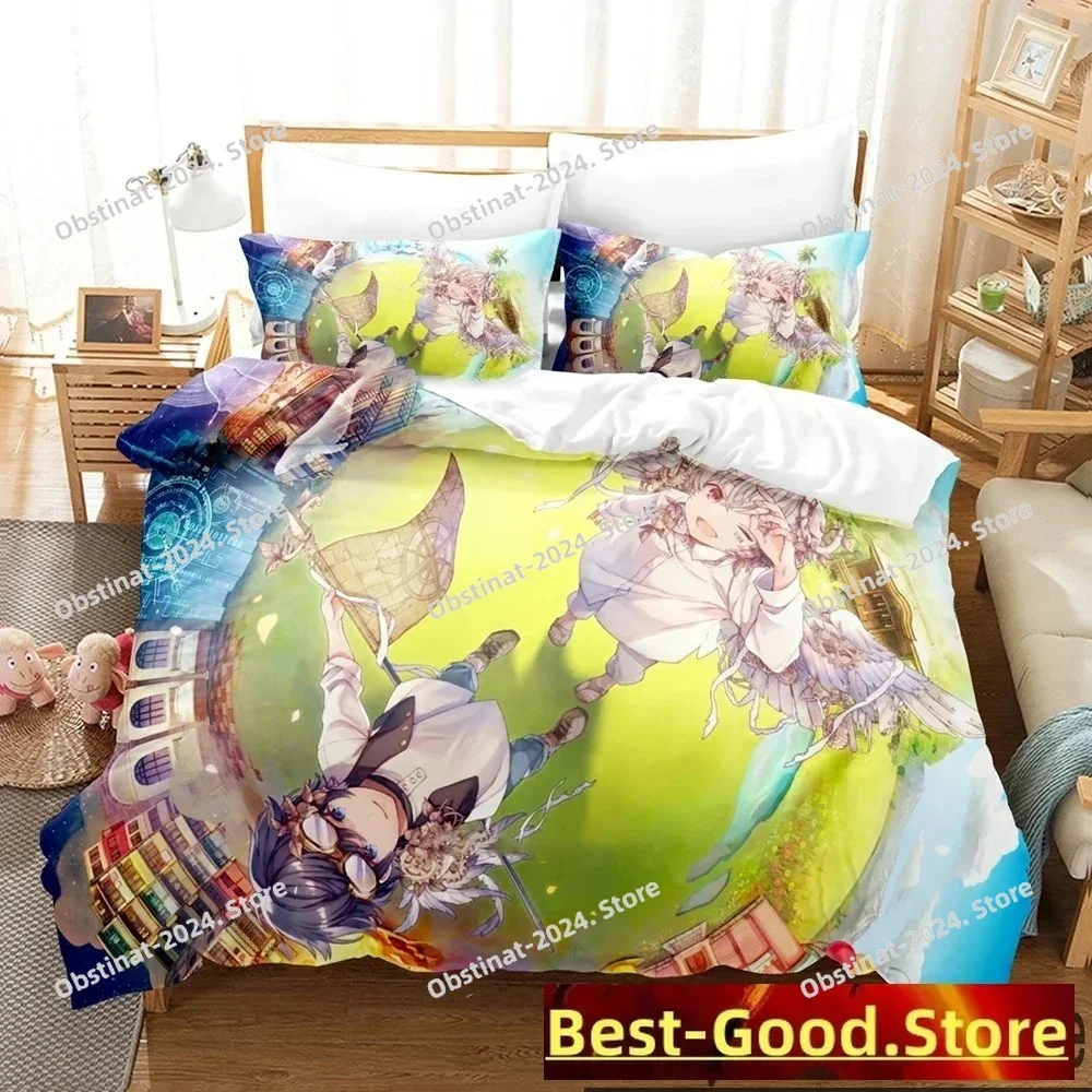 

3D Print Anime After the Rain Bedding Set Boys Girls Twin Queen King Size Duvet Cover Pillowcase Bed boys Adult