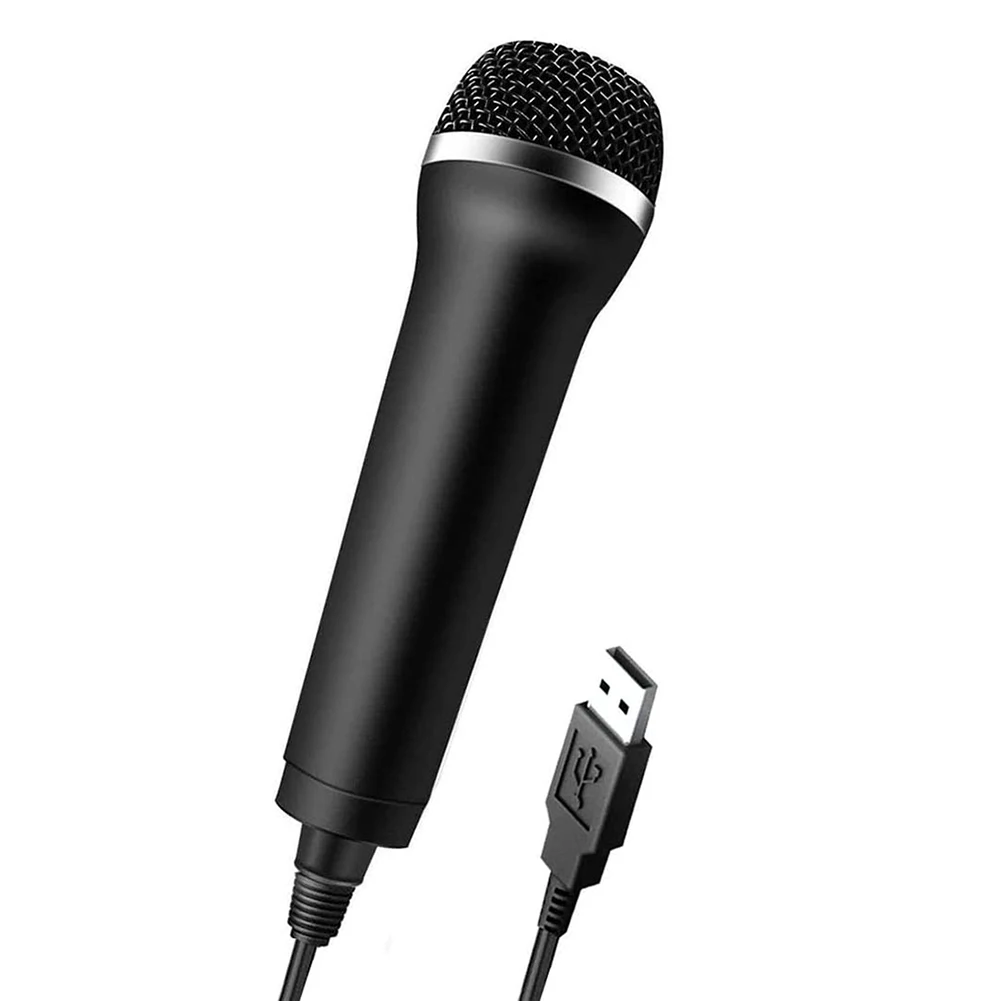 Chatting Gaming Podcast Recording Universal USB Wired Microphone Karaoke Mic for Nintendo Switch Wii PS4 Xbox PC