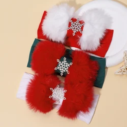 Headband For Baby Girls Halloween Christmas Bows Turband Headwraps Newborn Printed Hair Bands For Children Hair Accessories