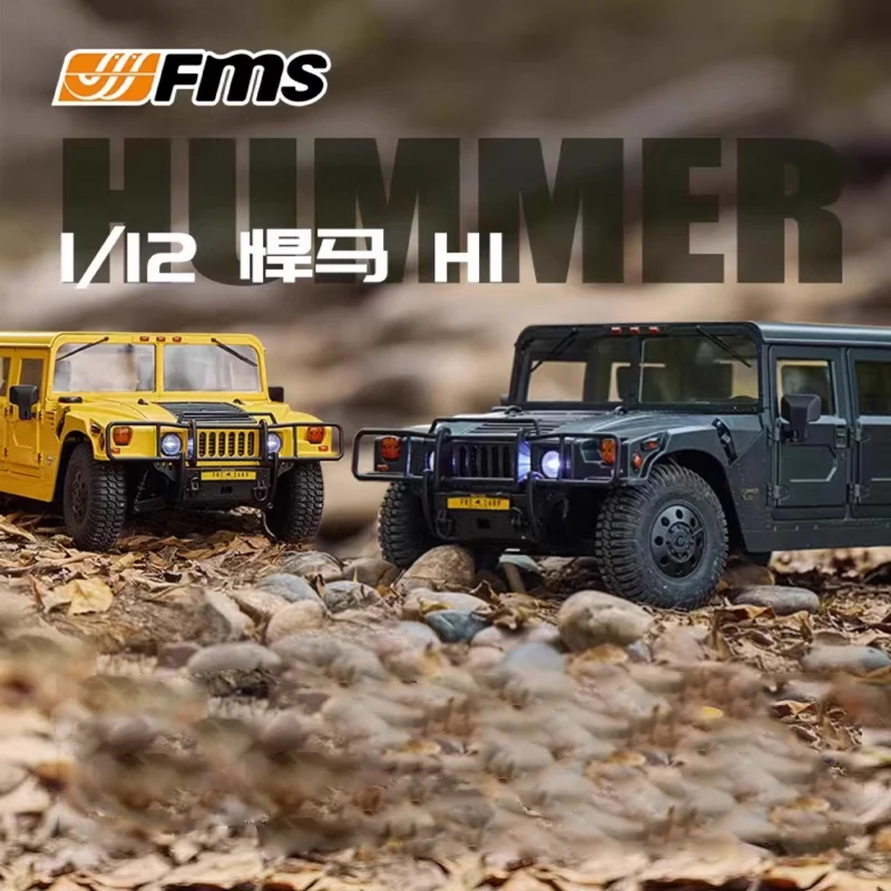 

Fms 1/12 Hummer H1 2wd/4wd Switching High/Low Speed Shifting Led Rc Simulation Model Car Boy'S Remote-Controlled Toy Car