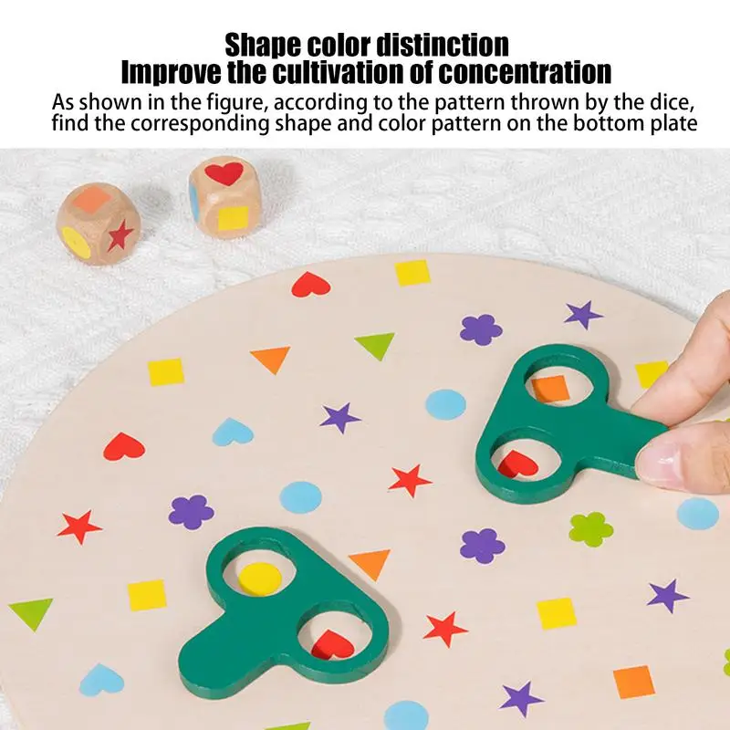 Shape Sorting And Matching Game Wooden Shape Color Sorting Puzzle Game Brain Teasers Educational Logic Toy Preschool Sensory Puz