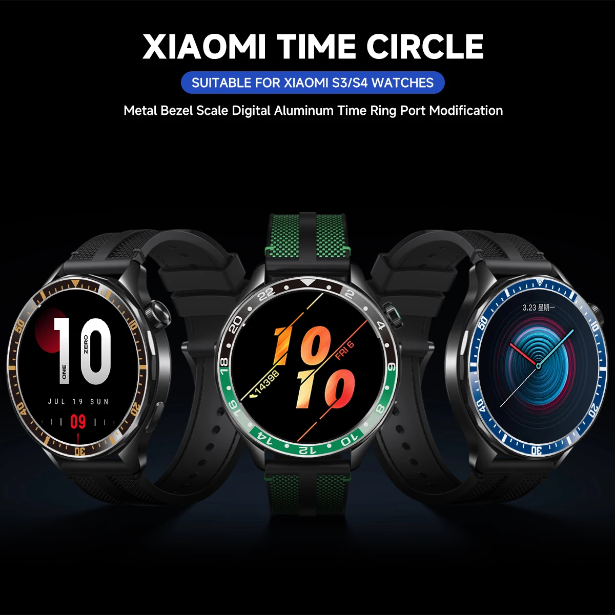 Steel Bezel Rings For Xiaomi Watch S3/S4 Anti Scratch Metal Cover Protective Watch Decoration Supplies For Xiaomi Watch S4 case