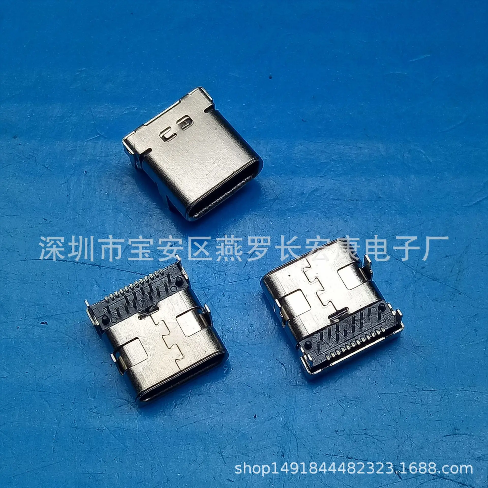For type-c 3.1 short body  sinking plate 24P sinking plate type USB3.1-c short body broken plate interface female head