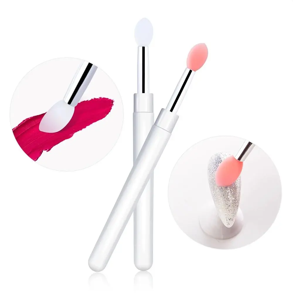 Gel Brush & Picker Nail Arts Silicone Applicator Stick Spatula Stick Nail Brush Tool Manicure Painting Brush