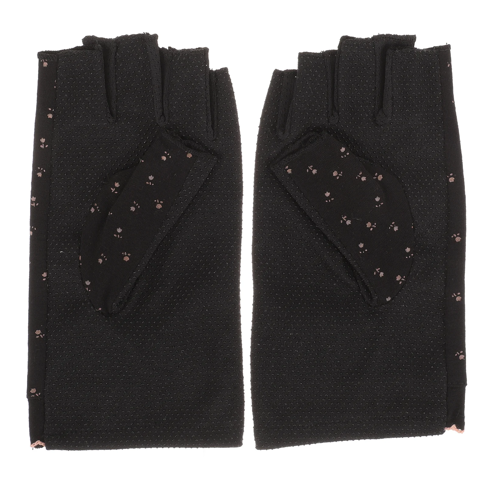 1Pair Manicure Sun Protection Gloves Fingerless Design for Women Comfortable and Durable for Outdoor Activities