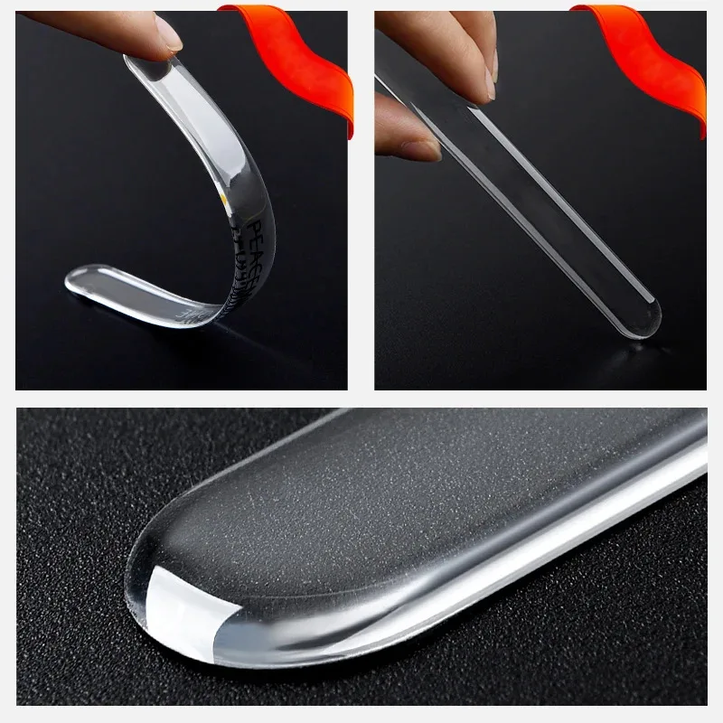 Car Door Edge Transparent Anti Scratch Protection Strips Bumper Scuff Plate BarRearview Mirror Anti-collision Protector Sticker
