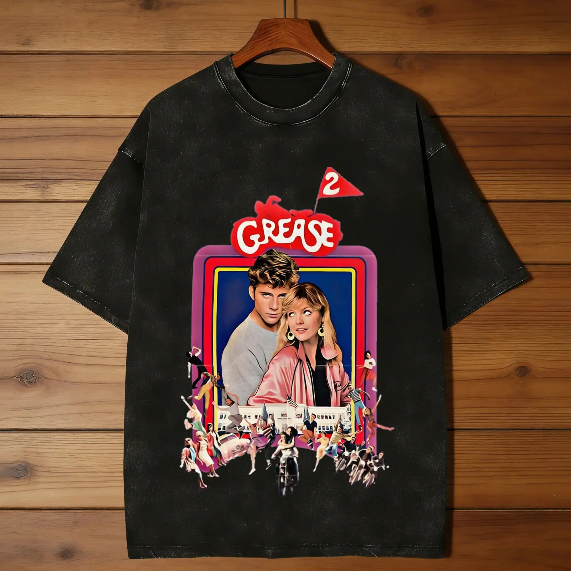Grease Birds T-Shirts Men  Fashion Cotton Tee Shirt O Neck Short Sleeve T Shirts Gift Idea Clothes