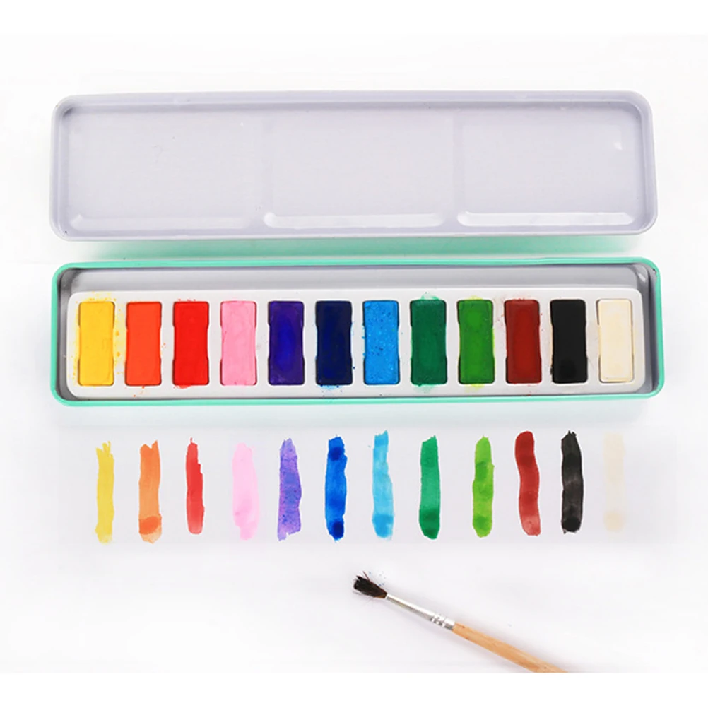 

3 Set Watercolor Paint Set Solid Watercolor Pigment Set Washable Watercolor Pigment Set Paint Solid Gouache Paints Kit Practical