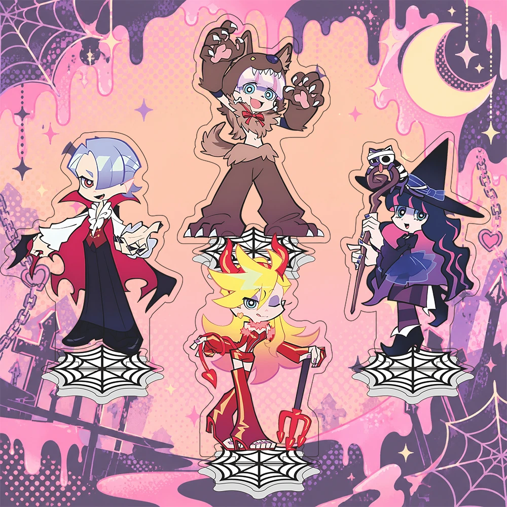 Panty and Stocking with Garterbelt Anime  Panty Stocking Brief Garterbelt Halloween Chibi Character Acrylic Stand keychain
