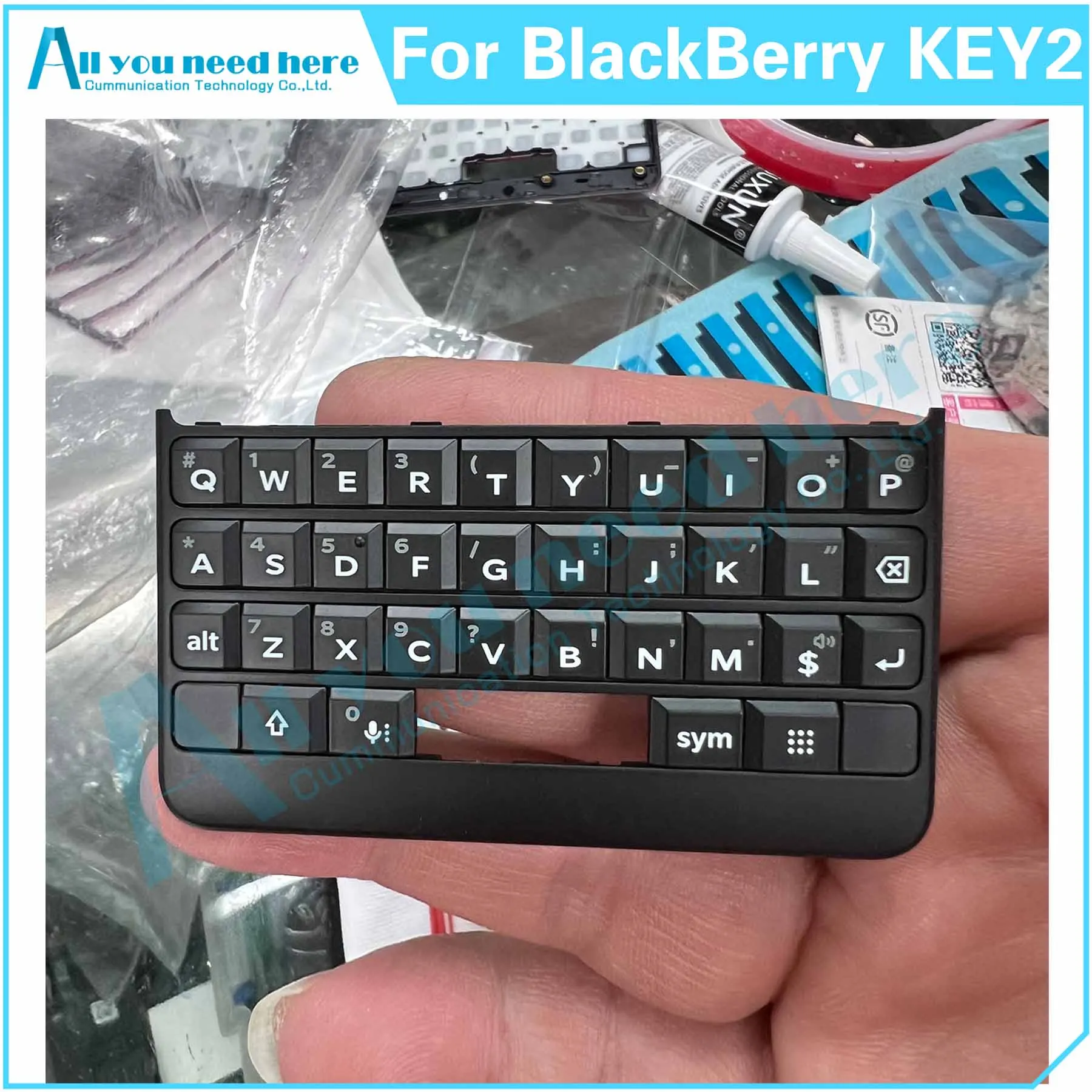 

For BlackBerry KEY2 Keytwo BBF100-6 BBF100-1 BBF100-2 BBF100-4 Keyboard Button Keypad Repair Parts Replacement