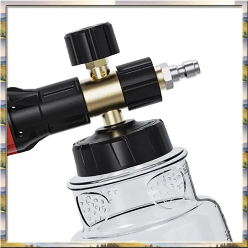 AA46 HOT-High Pressure Foam Bottle Sprayers Snowflake Foam Lance 1/4 Quick Connect Cleaning Tool C