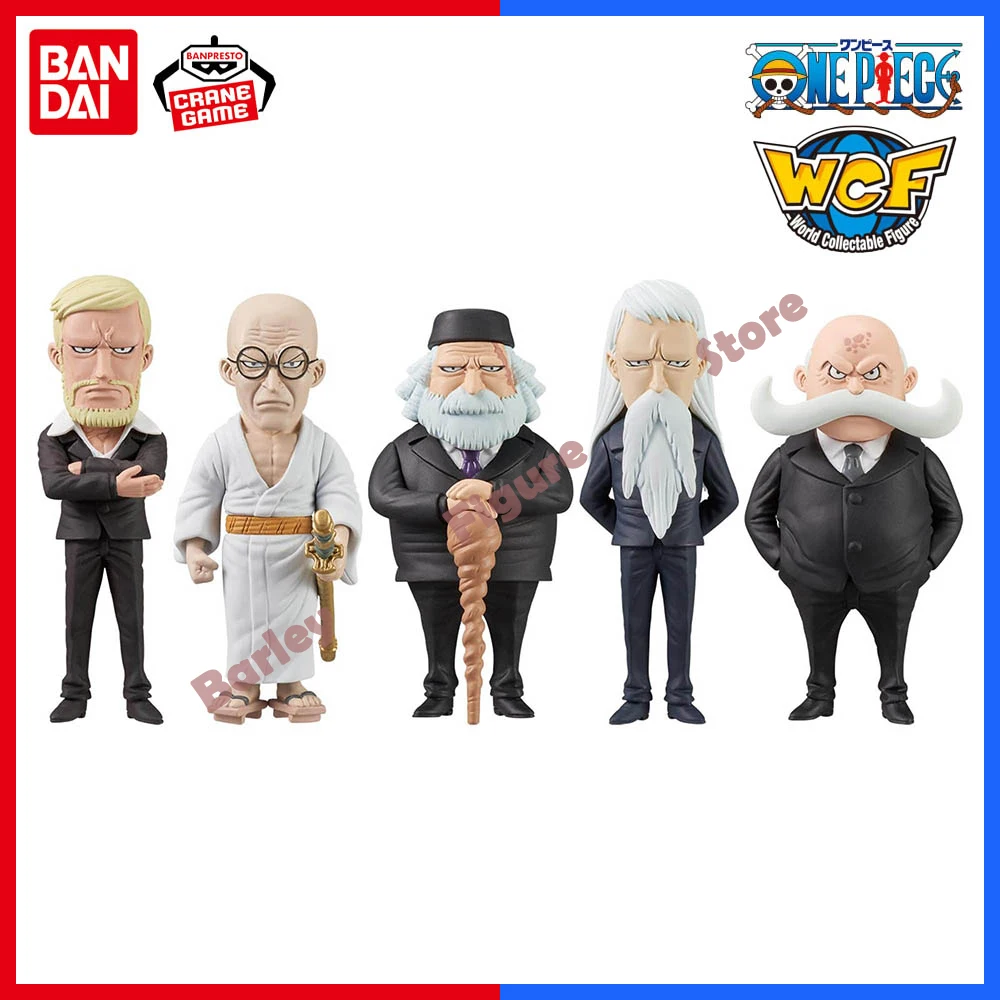 

BANDAI BANPRESTO One Piece Original Anime Figure WCF FIVE ELDERS StShepherd Ju Peter StEthanbaron.V.Nusjuro Model Collection 7CM
