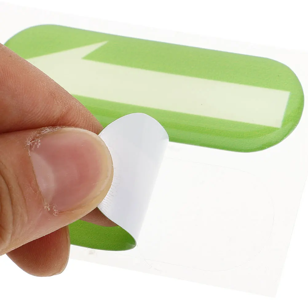 

10Pcs Car Reflective Luminous Stickers Warning Line Identification Distance Positioning Floor Marking Stickers for New Driver