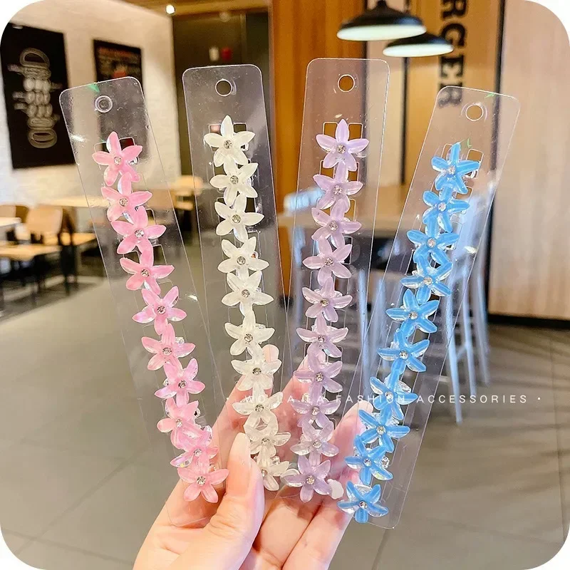 10PCS New Flower Princess Girls Lovely Hair Buckle Hairpins Children Headwear Hairgrip Hair Clips Hair Accessories