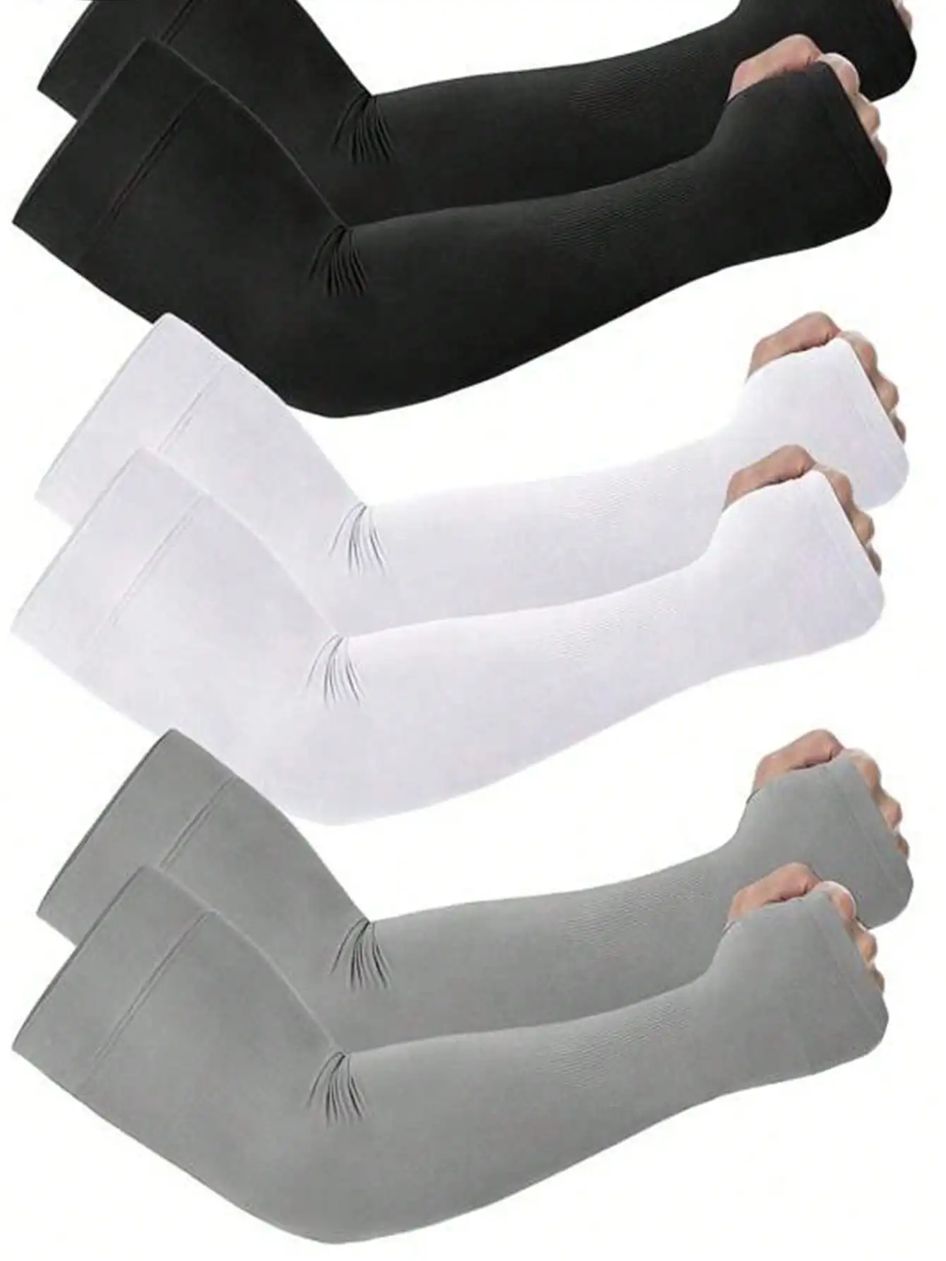 

Sunscreen Ice Sleeve Men's Long Summer Arm Sleeve Sleeve Women's Ice Silk Sleeve UV Protection