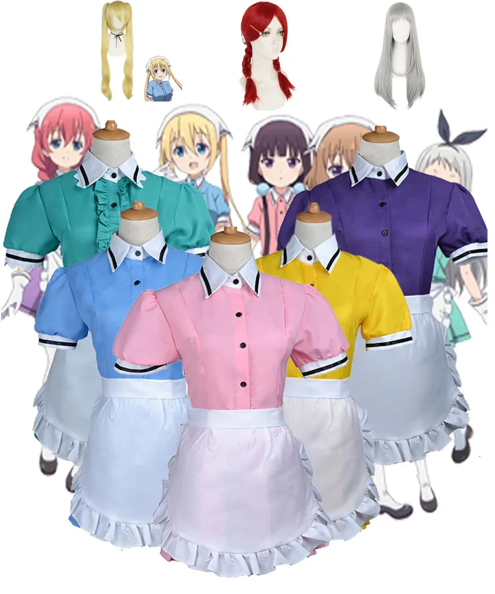 

Anime Blend·S Kanzaki Hideri Sakuranomiya Maika Hinata Kaho Hoshikawa Mafuyu Amano Miu Cosplay Costume Maid Dress Dining Uniform