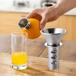 Stainless Steel Orange Juicer, Lemon Lime Fruit Hand Squeezer, Kitchen Tool, Drop Shipping