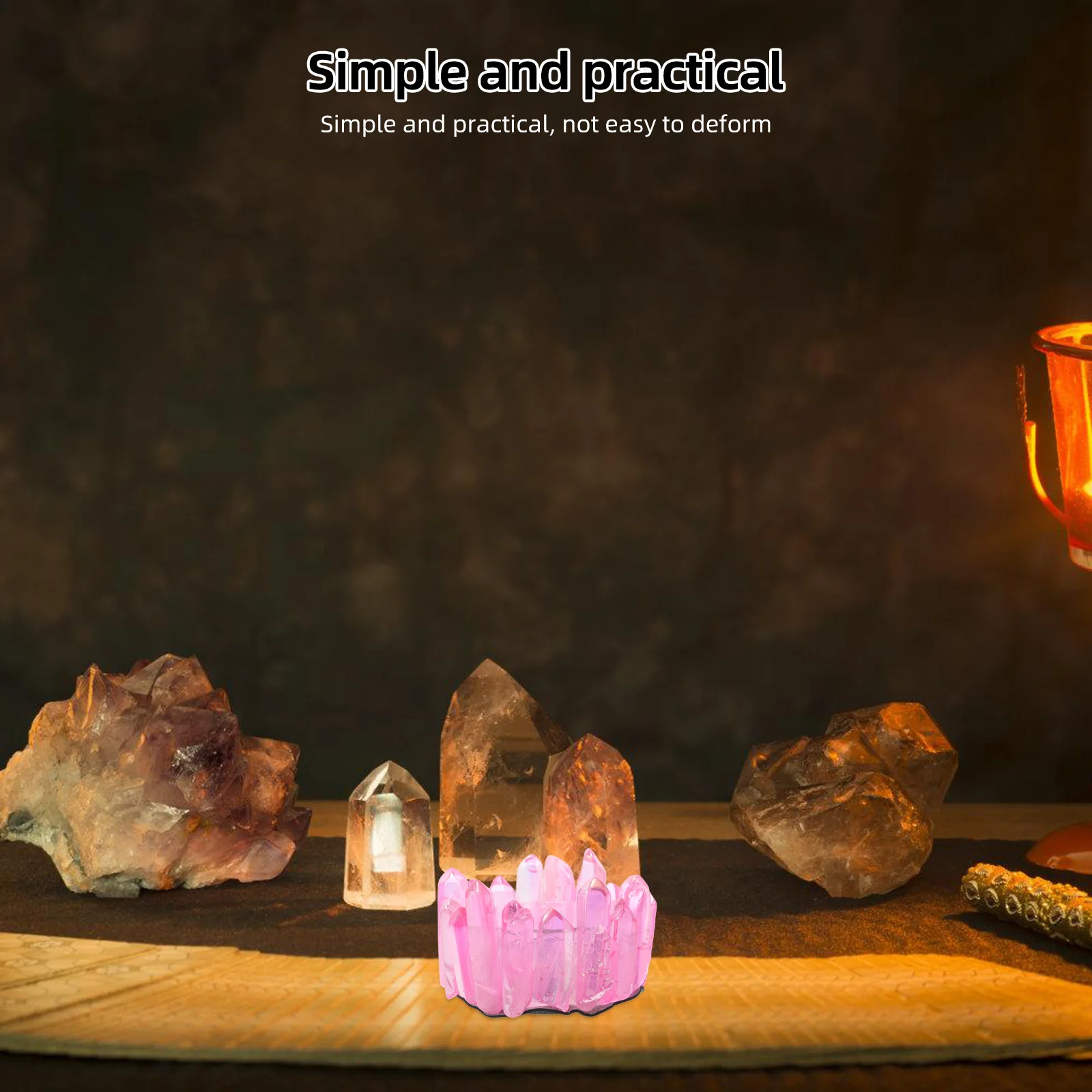 

Crystal Column Decoration Home Holders for Table Centerpiece Altar Candlesticks Christmas Dinner