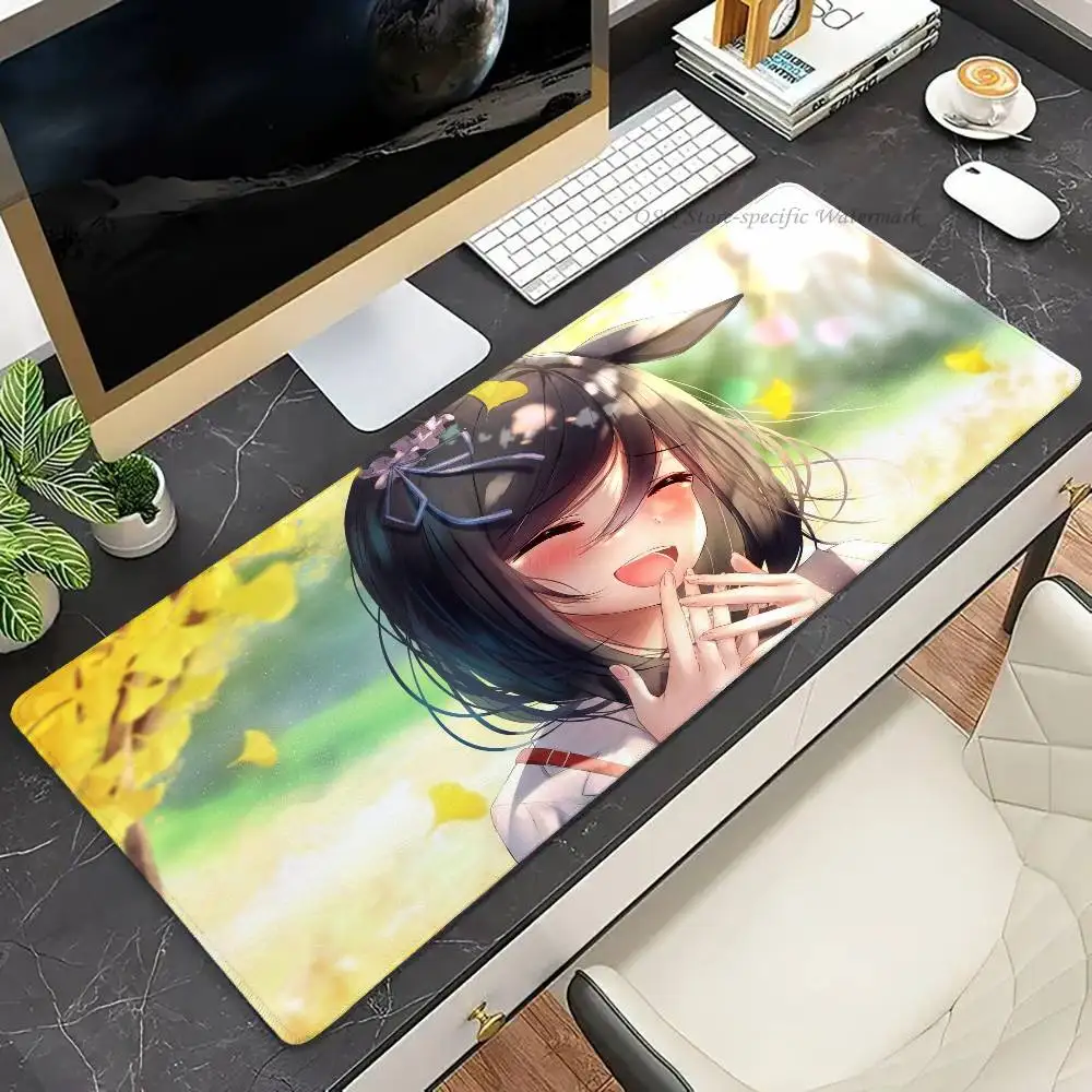 Eishin Flash ANIME U-UmaMusume Mousepad Non-slip Suitable For Office Computers Laptops E-sports Game Desk Mats XXL Keyboard