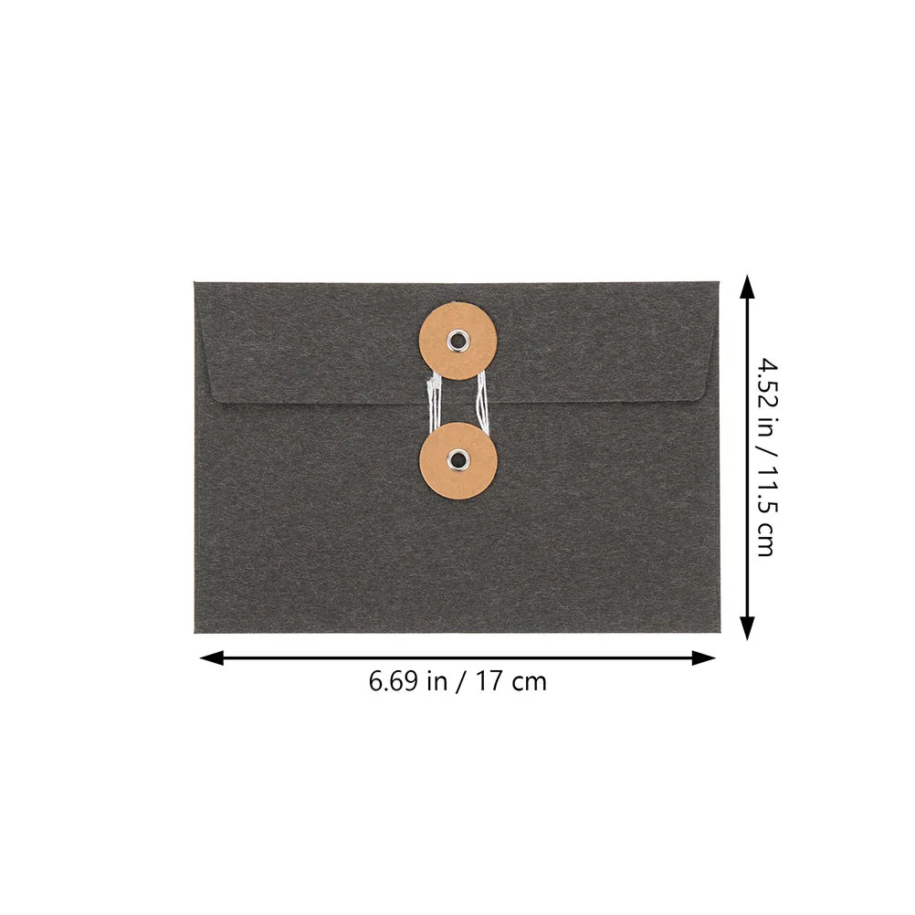 5 قطع من جيوب الورق متعددة الوظائف، صناعة متقنة، سطح أملس، استخدام مريح لملفات المدارس المكتبية، جيوب ورقية عتيقة #3