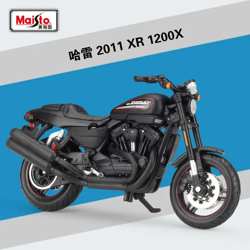 

Модель автомобиля Maisto 1:18 Harley 2011 XR 1200X, модель мотоцикла из сплава, металлическая Игрушечная машина, детские подарки, коллекция B444