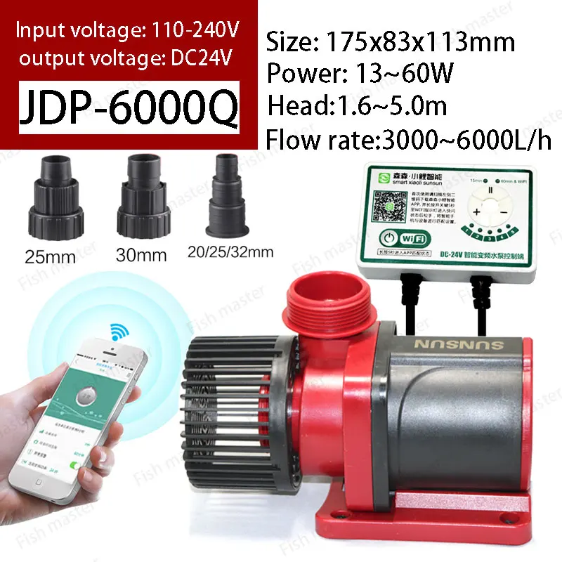 SUNSUN JDP 3500 3500Q 6000 6000Q 10000 10000Q 18000 Aquarium DC