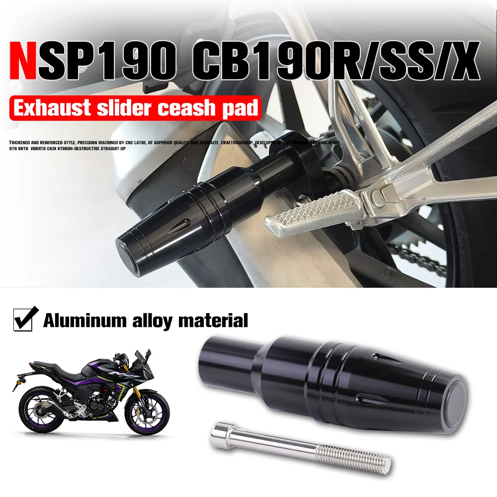 

For Honda nsp190 cb190tr cb190x cb190ss cbf190r Motorcycle Crash Pads CNC Falling Protection Exhaust Sliders Crash Protector