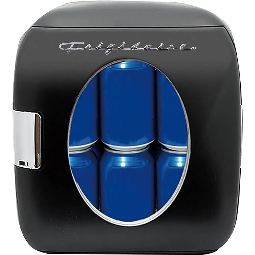 Компактный мини-холодильник в стиле ретро, 9 л, портативный холодильник для напитков, ухода за кожей, путешествия, офис, общежитие, термоэлектрический, с электрическим охлаждением