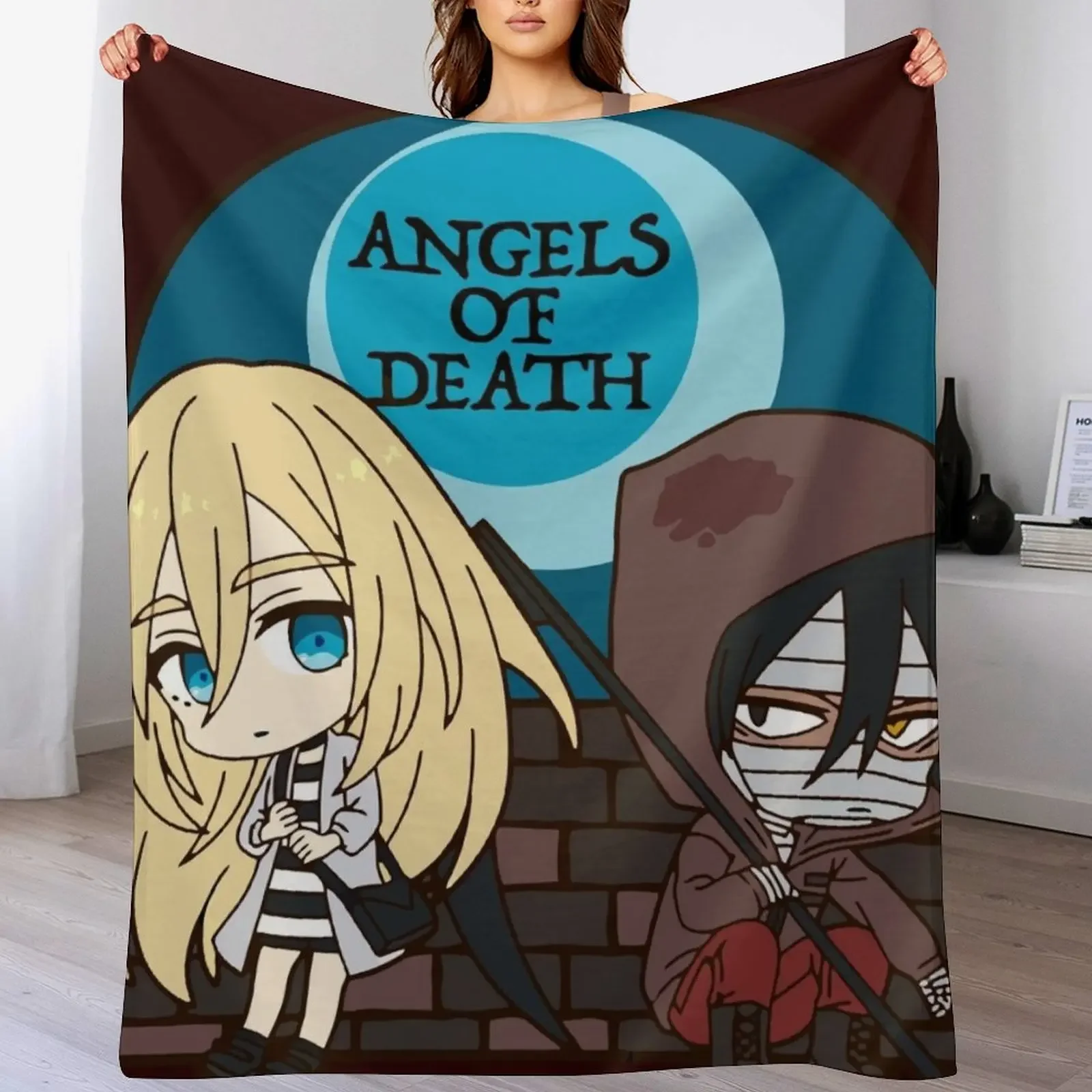 

Angels of Death- Ray & Zack Throw Blanket Ultra Plush Cozy Blanket for Napping Sleeping