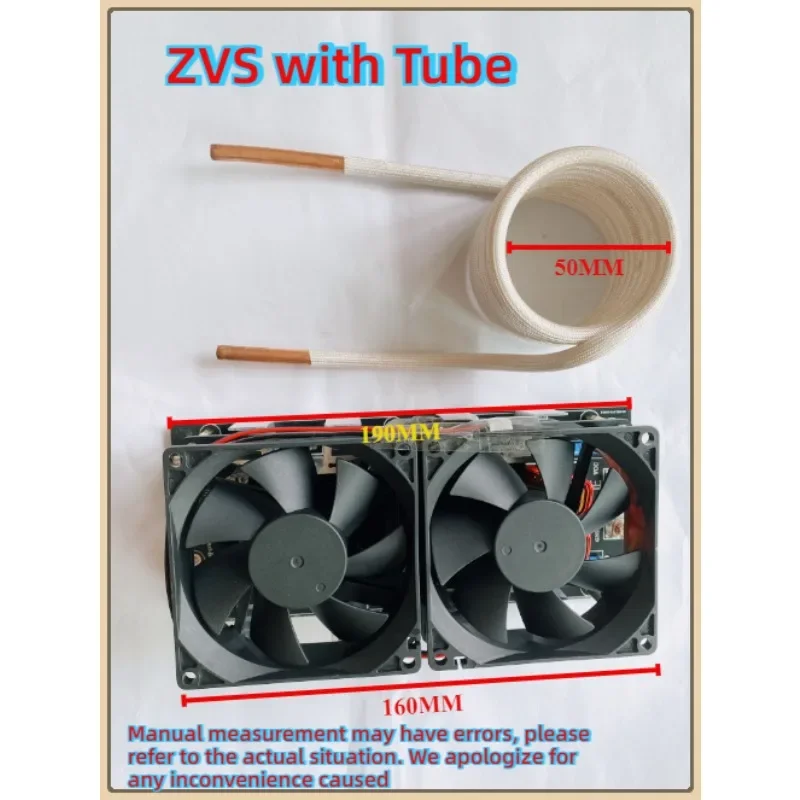 Imagem -06 - Zvs Baixa Tensão Indução Aquecimento Board Módulo de Alimentação Flyback Aquecedor Driver Tesla Bobina Aquecedores dc 24v48v 2000w 50a