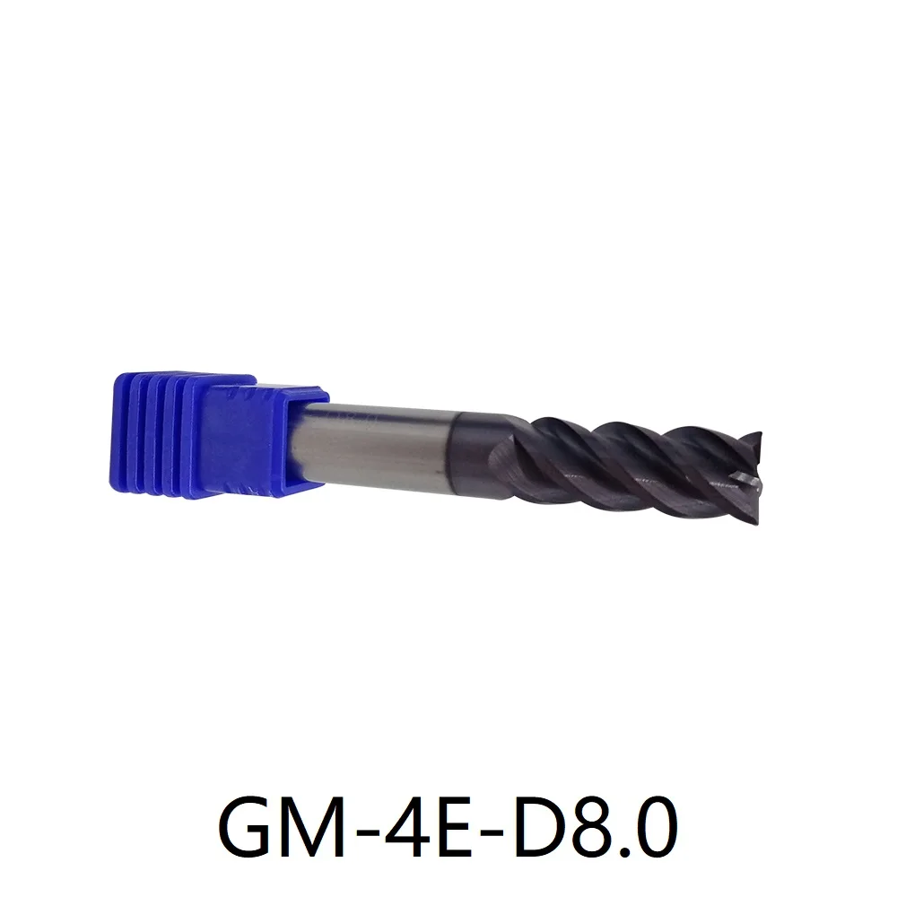 ZCC GM-4E-D7.0 8.0 9.0 10.0 11.0 12.0 14.0 16.0 18.0 20.0 Твердосплавная фреза Серия GM Концевая фреза Полуобработка
