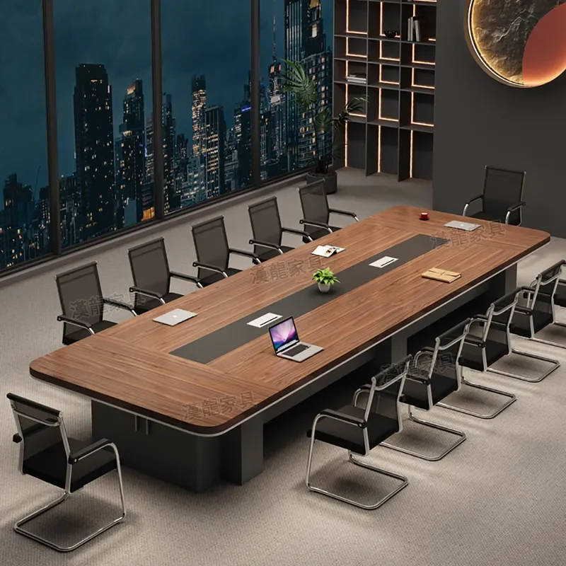 for Company Office Furniture Conference Room Table Long Simple Modern Large Reception Negotiation Training Desk
