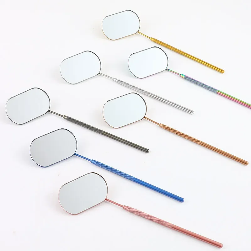 Multifunction Eyelash Mirror Magnifying Beauty Long Handle Mirror for Checking False Eyelash Extension Grafting Tools